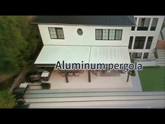 Innovatieve aluminium pergola met metalen dak: slimme, stevige, stijlvolle buitenoplossing