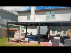 Duurzame en stijlvolle aluminium pergola met metalen dak: uw perfecte buitenoase