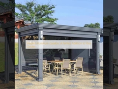 Een elegante aluminiumkoepel: een perfecte aanvulling op uw tuin